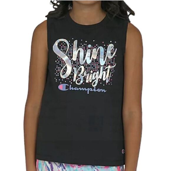 NWT Champion Girls 2-Pack Active Wear UPF 30 Moisture Wicking T-shirts Knockout - Picture 3 of 10